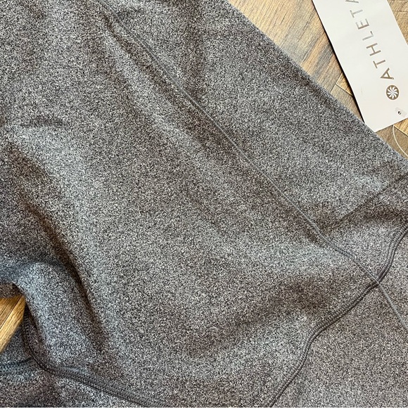 Athleta Charcoal Gray Salutation Stash Pocket II 7/8 Tight Leggings - Picture 9 of 9